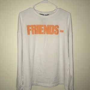Authentic Vlone Friends- Long Sleeve Tee